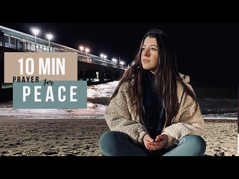 10 MIN PEACE MEDITATION PRAYER | relaxing sea waves, Christian ASMR