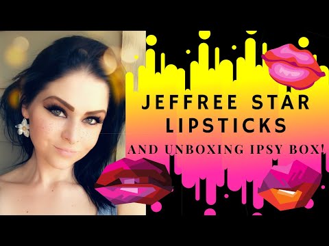 Trying Jeffree Star Lipsticks and Unboxing the March 2020 Ipsy Glam Bag! Softly Spoken ASMR