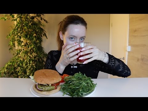 ASMR Whisper Eating Sounds | Hamburger