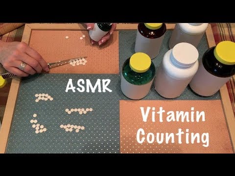 ASMR Request/ Vitamin pill sorting & counting (No talking)