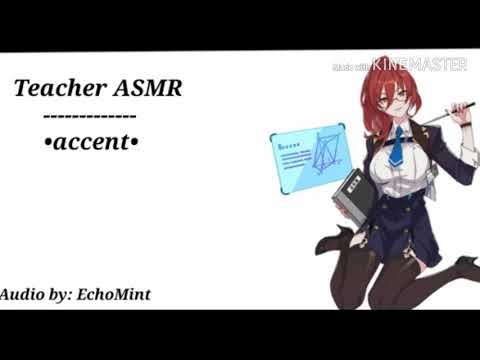 Teacher ASMR | Anime | Roleplay