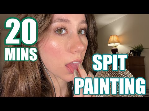 ASMR | 20 Minutes of Fast Spit Painting 🦁