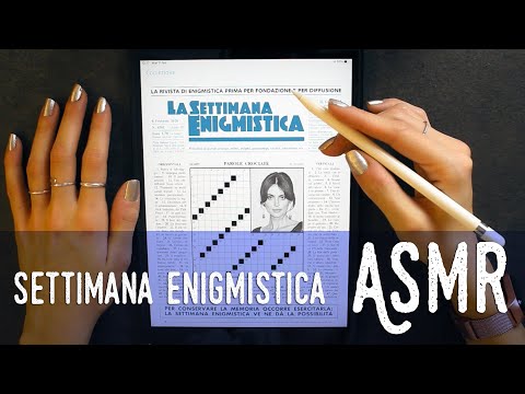 ASMR ita - 📝 SETTIMANA ENIGMISTICA di FEBBRAIO in DIGITALE (Whisperng)