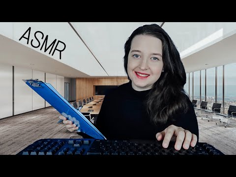 ASMR - BANK Roleplay - Opening A Bank Account Role Play - german/deutsch