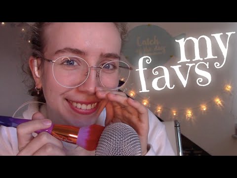 [ASMR] Doing ALL my favorite Triggers 🐌📘 (book tapping, brushing, fire sounds, sponges, …)