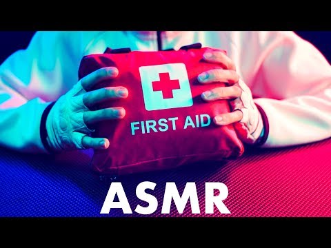ASMR First Aid Kit UNBOXING 🚑122 Triggers Items 💉NO TALKING