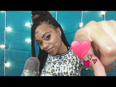 💗 ASMR  💗 Friend Gives You Stickers & Tingles ✨ Role Play