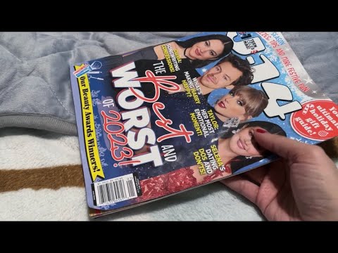 ASMR | MAGAZINE PAGE FLIPPING | PAPER SOUNDS NO TALKING