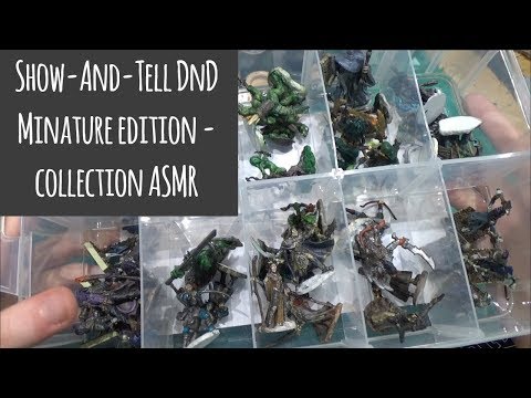 [ASMR] Show-And-Tell DnD Miniature Collection (Whispering, Visual)