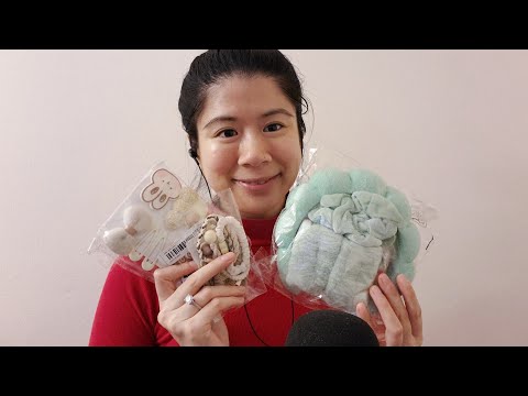ASMR - Hair accessories haul 💓🤗 (tingly tapping)  plus talking  💋