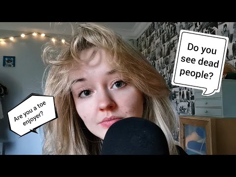 ASMR Asking You Strange and Intense Questions // Softly Spoken with Pencil Writing Sounds