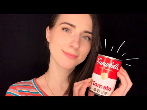 ASMR Scratchy Tapping on Food Items