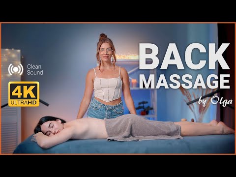Back Massage on Table with Wood Tools by Olga