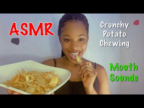 ASMR Chewing Crunchy Potato Chips| Mouth Sounds