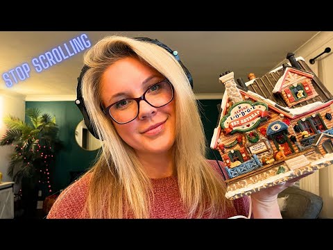 ASMR Packing Winter Decorations 😉 ALL the TINGLES (candid) 🤗