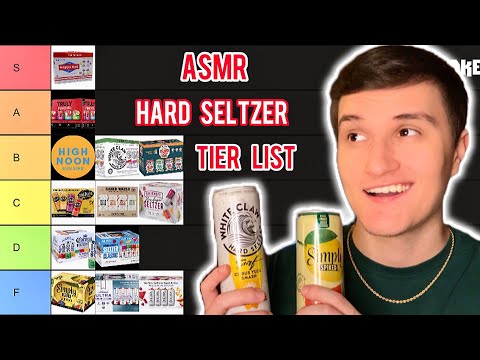 [ASMR] Hard Seltzer Tier List while Drinking 🍻