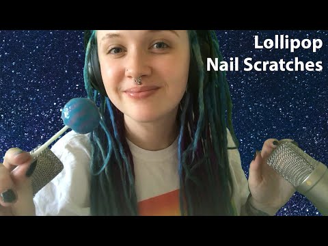 Lollipop 🍭 With Nail Scratching On Mic 🤪 ASMR Deep Tingles 💤