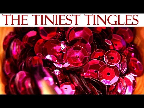 The Tiniest Tingles! NO TALKING Smallest ASMR Sounds Glitter, Sequins & More