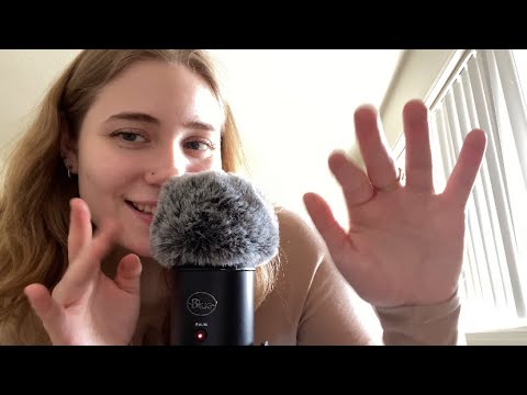 ASMR get to know me! 🐸 Q&A, mic touching + finger fluttering