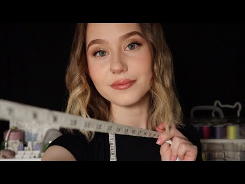ASMR Tailor Roleplay 🧵 Measuring, Fabric Sounds, Soft Spokenay