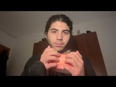 ASMR Setting and Breaking the Pattern with a box of Tea