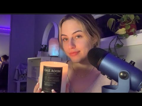 ASMR COZY CANDLE TRIGGERS & WHISPERS
