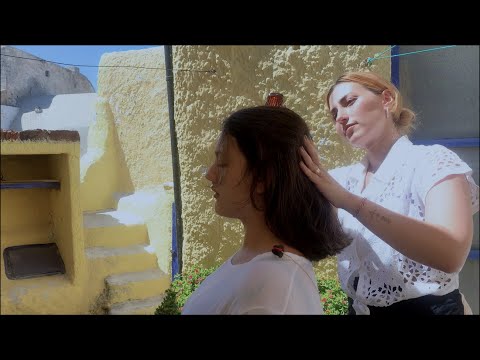 ASMR Real Person Haircut! ✂️ Lo-Fi Ear-to-ear Snipping ⚬ Soft Spoken ⚬ Summer Holiday Sounds ⚬