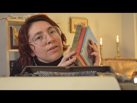 ASMR Vintage Librarian Helps You Pick Out Books (soft spoken reading & typewriter sounds)