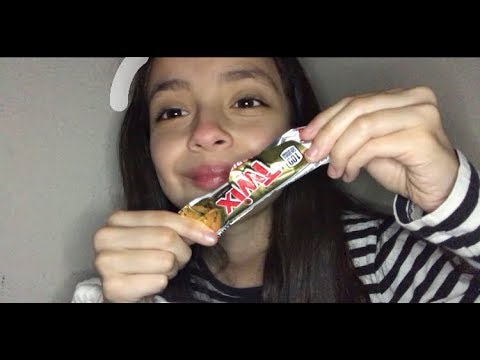 ASMR Eating A Twix+Whispers
