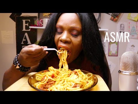 Spaghetti Dinner ASMR Eating Sound