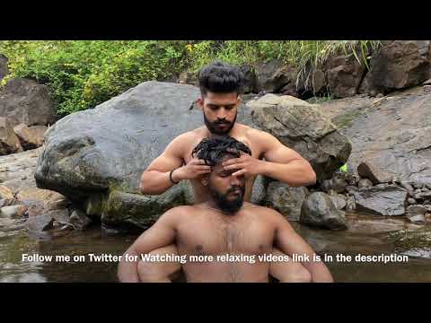 HEAD MASSAGE WATER SOUND | ASMR MASSAGE THERAPY by FIROZ To FAREED |💈