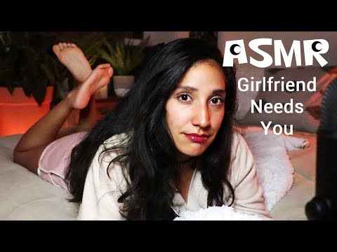 ASMR Girlfriend Needs You 🥺 | Personal Attention | Whispering