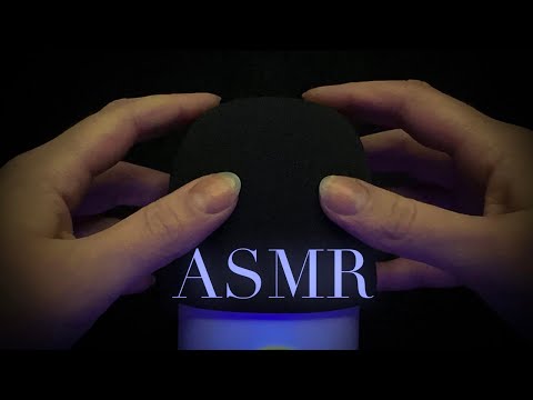 ASMR Sleepy Brain Massage / Blanket Over Mic, Fluffy Mic, Foam Cover (no talking)