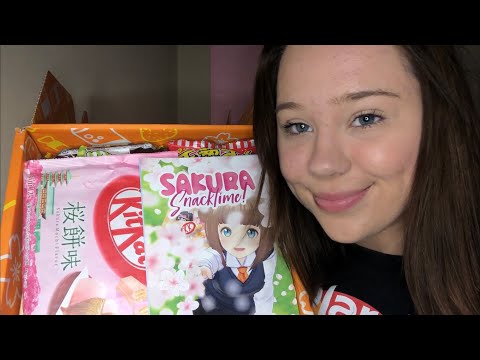 ASMR - Trying Snacks From Japan (Tokyo Treat Unboxing)