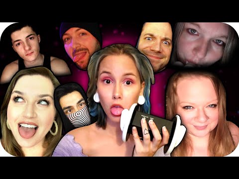 ASMR Ear Eating With Friends