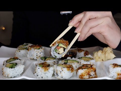 ASMR Eating Sounds Sushi | Mukbang 먹방