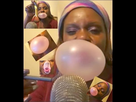 Eating Sounds ASMR  Chewing Gum