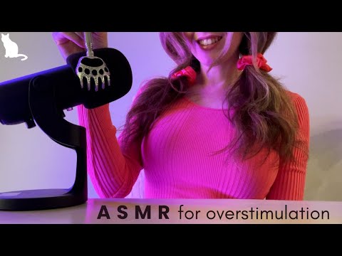 ASMR for Overstimulation, Whispers, Mic Scratching
