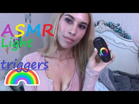 ASMR EXTREME LIGHT TRIGGERS / Rainbow Triggers