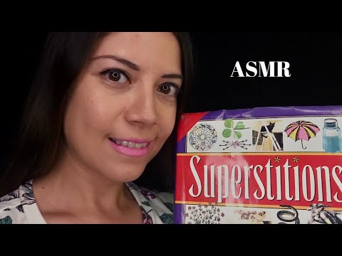 ASMR | 📖 Reading About Superstitions and Folklore (Whispering, Flipping Pages)