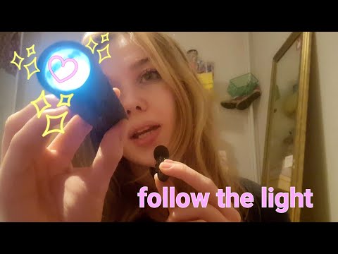 lets make you eyes heavy for sleep, its follow the light asmr
