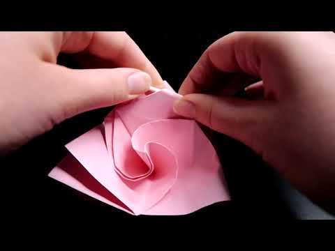 ASMR folding origami
