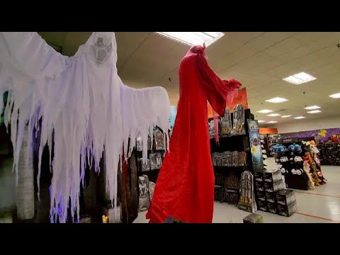 ASMR | Spirit Halloween Store Walk-Through 2023 (Whispered Voiceover)