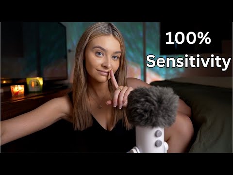 100% Sensitive ASMR | Up close Soft & Gentle Triggers