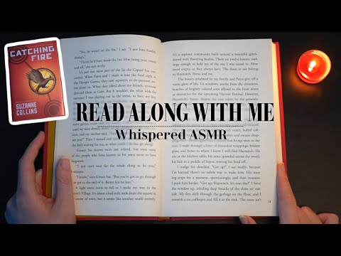 ASMR 📖 Close Up Whisper Reading You to Sleep 🔥 Hunger Games: Catching Fire