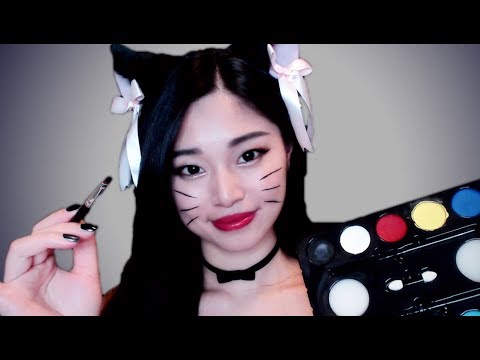 [ASMR] Halloween Makeup Roleplay
