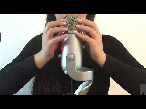ASMR Intense mic scratching and mouth sounds layered