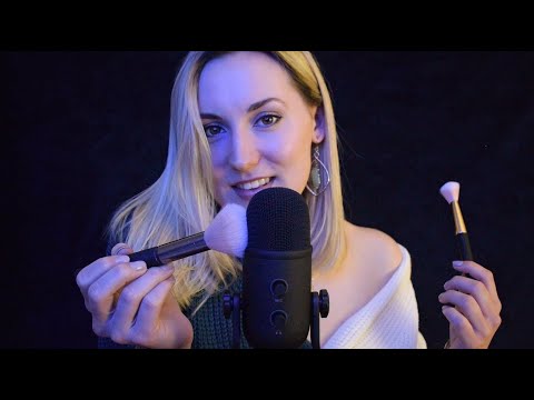 New Mic Test for Your Ears Only 😍 // Mic Brushing & Whispers (Fifine USB Mic K678) ASMR