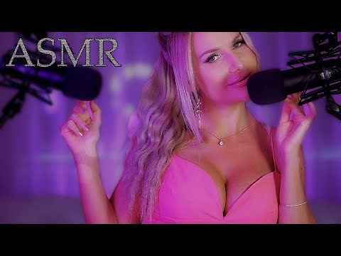 ASMR 💜 Fall Asleep With Gentle Hand Movements & Mouth Sounds 😴(Echo Effect)