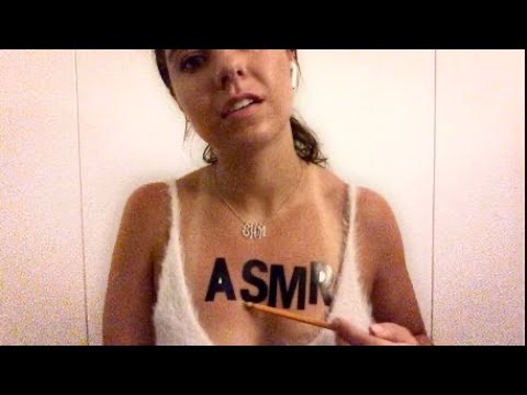 ASMR - Tracing My Chest [Letter Tracing]